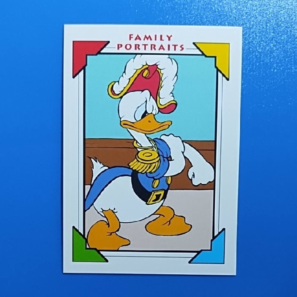 Disney Impel 1991 Trading Card Donald Sea Scouts #118 Excellent Family Portraits